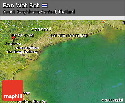 Satellite 3D Map of Ban Wat Bot