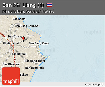 Shaded Relief 3D Map of Ban Phi Liang (1)