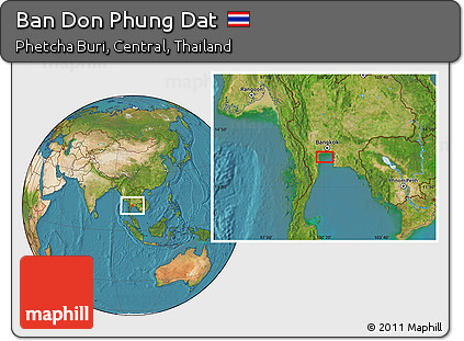 Satellite Location Map of Ban Don Phung Dat
