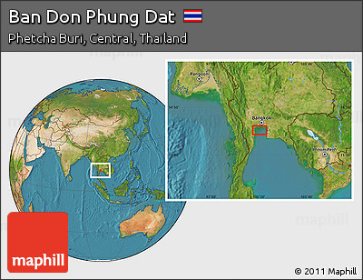 Satellite Location Map of Ban Don Phung Dat