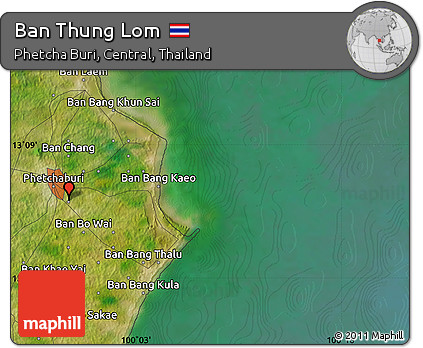 Satellite Map of Ban Thung Lom