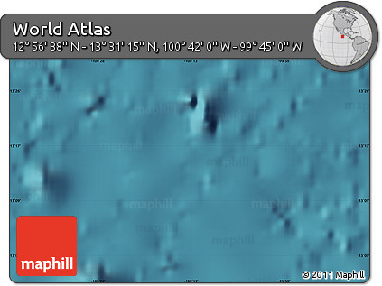 Satellite Map of the Area around 13° 13' 56" N, 100° 13' 29" W