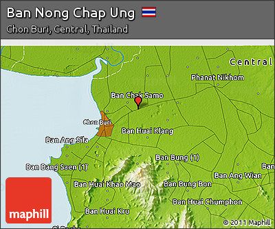 Physical 3D Map of Ban Nong Chap Ung