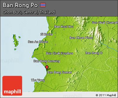 Physical 3D Map of Ban Rong Po