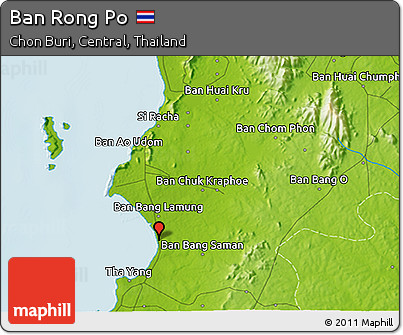 Physical 3D Map of Ban Rong Po