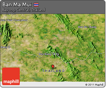 Satellite 3D Map of Ban Ma Mui