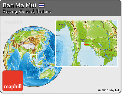Physical Location Map of Ban Ma Mui