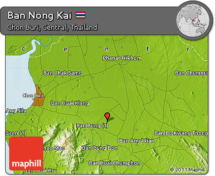 Physical Map of Ban Nong Kai