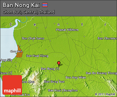 Physical Map of Ban Nong Kai