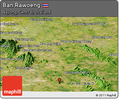 Satellite Panoramic Map of Ban Rawoeng