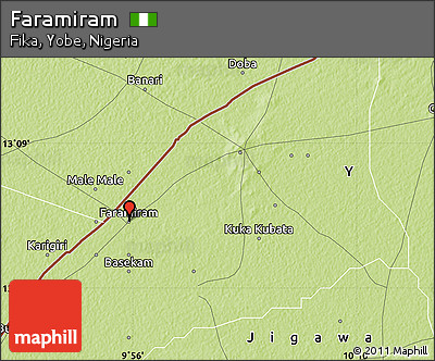 Physical Map of Faramiram