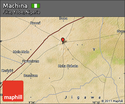 Satellite Map of Machina