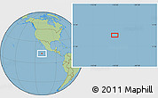 Savanna Style Location Map of the area around 13° 13' 56" N, 110° 25' 30" W