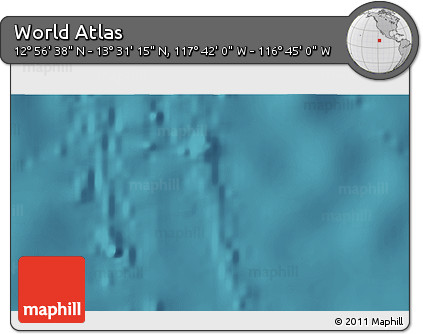 Satellite 3D Map of the Area around 13° 13' 56" N, 117° 13' 29" W