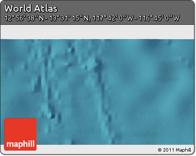 Satellite 3D Map of the Area around 13° 13' 56" N, 117° 13' 29" W
