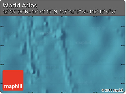 Satellite Map of the Area around 13° 13' 56" N, 117° 13' 29" W