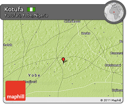 Physical 3D Map of Kotufa