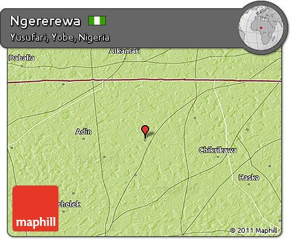 Physical 3D Map of Ngererewa