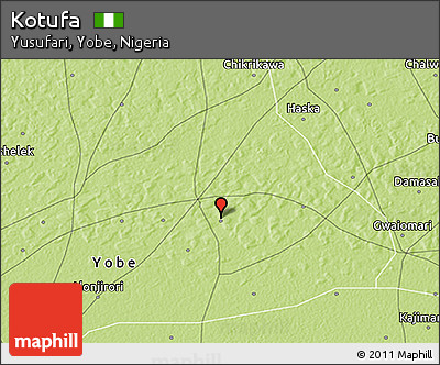 Physical 3D Map of Kotufa
