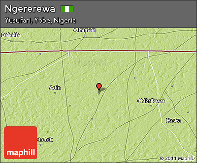 Physical 3D Map of Ngererewa