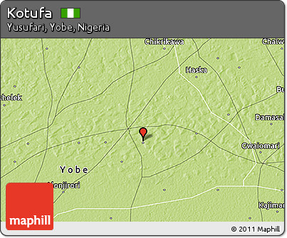 Physical 3D Map of Kotufa