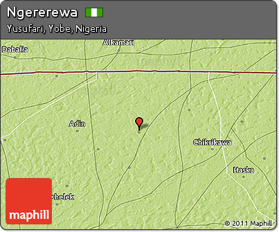 Physical 3D Map of Ngererewa