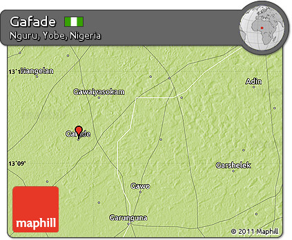 Physical Map of Gafade