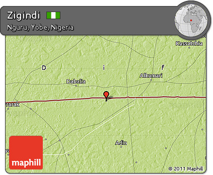 Physical Map of Zigindi
