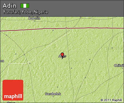 Physical Map of Adin
