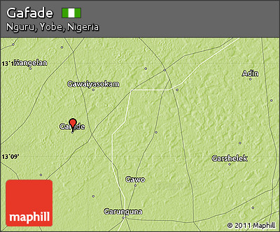 Physical Map of Gafade