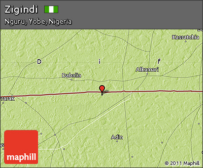 Physical Map of Zigindi