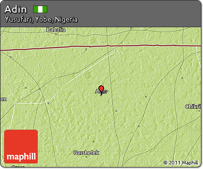 Physical Map of Adin