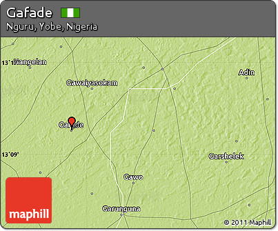 Physical Map of Gafade