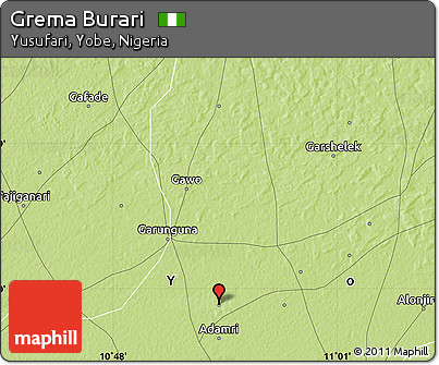 Physical Map of Grema Burari