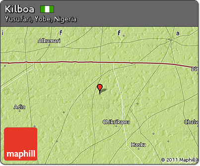Physical Map of Kilboa
