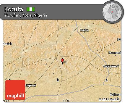 Satellite Map of Kotufa