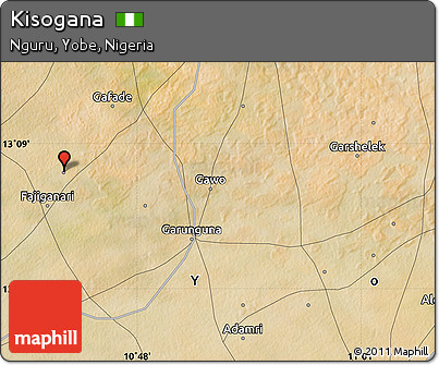 Satellite Map of Kisogana