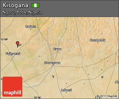 Satellite Map of Kisogana