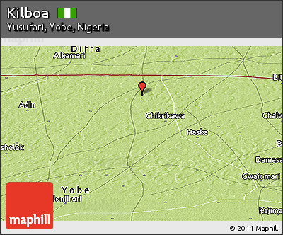 Physical Panoramic Map of Kilboa