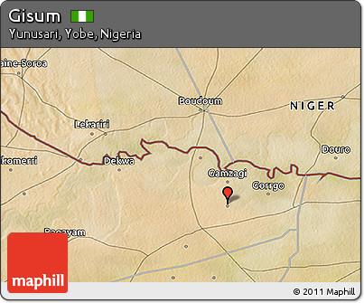Satellite 3D Map of Gisum