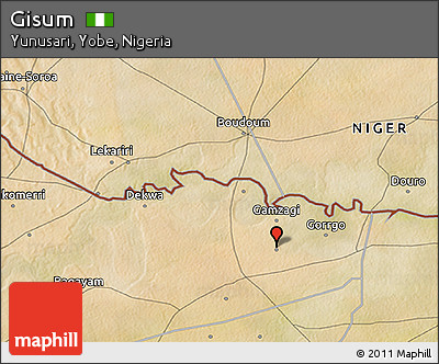 Satellite 3D Map of Gisum