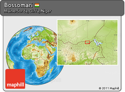 Physical Location Map of Bossomari