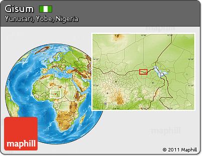 Physical Location Map of Gisum