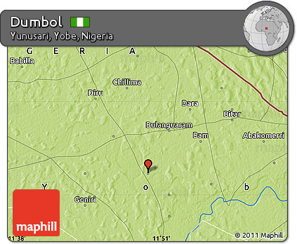 Physical Map of Dumbol