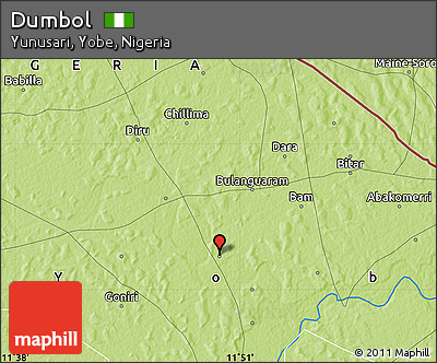Physical Map of Dumbol