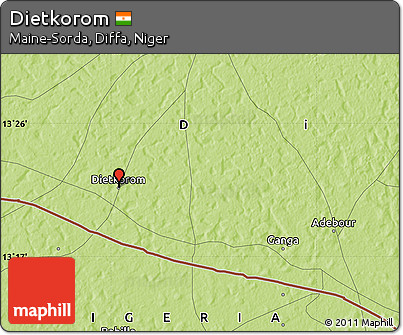 Physical Map of Dietkorom