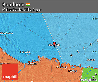 Political Map of Boudoum