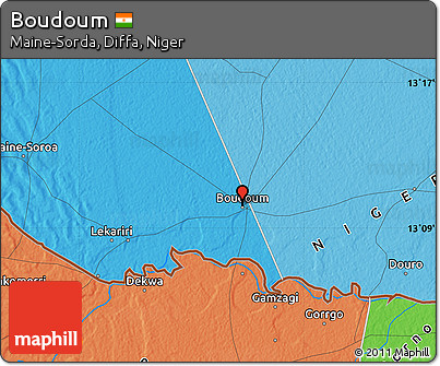Political Map of Boudoum