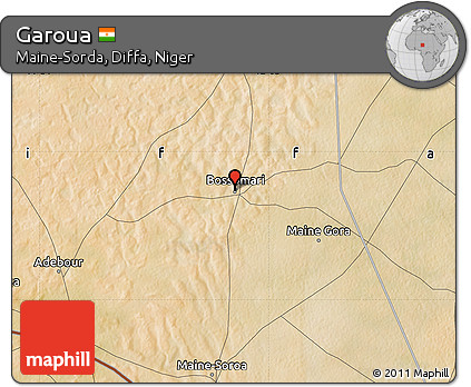 Satellite Map of Garoua