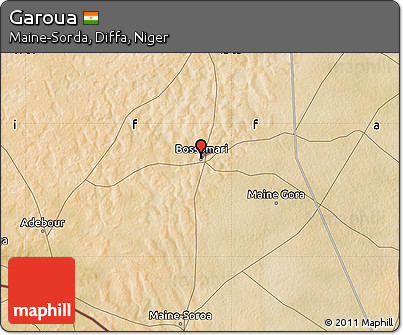 Satellite Map of Garoua